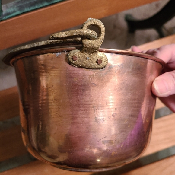 Kitchen Copper Pot With Brass Handle 13 Poshmark